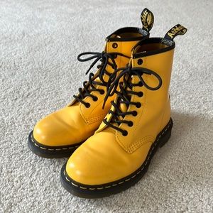 Mustard Yellow Dr. Martens